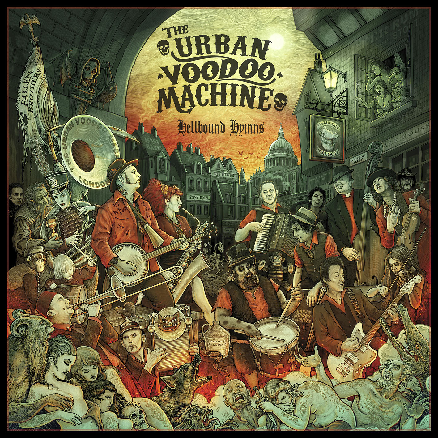 The Urban Voodoo Machine back in Holland with "Hellbound Hymns"